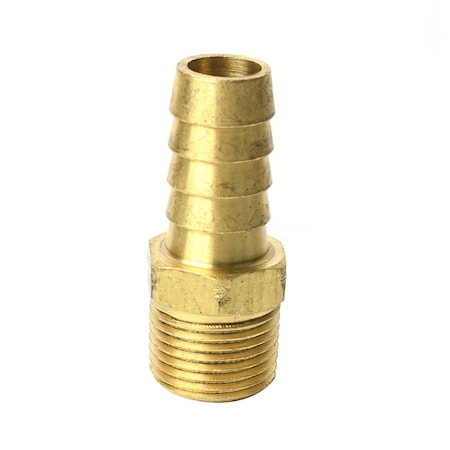 1/2 Inch Hose Barb X 3/8 Inch MIP Adapter